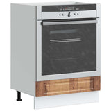 Oven Cabinet Porto Old Wood Engineered Wood 854005