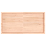 Table Top 120x60x cm Untreated Solid Wood Oak 3156313