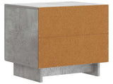 Bedside Cabinet Concrete Grey 43 x 34.5 x 50 cm Engineered Wood 893881
