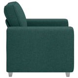 Sofa Dark Green 100 x 77 x 82 cm Fabric 4105212