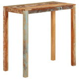 ZNTS Bar Table 112x55x108 cm Solid Wood Reclaimed 350318