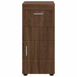 Bathroom Cabinet Set TULUM Brown Oak 37 x 31.5 x 82 cm 880348