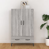 ZNTS Highboard Grey Sonoma 70x31x115 cm Engineered Wood 817475