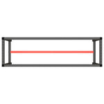 ZNTS Work Bench Frame Matte Black and Matte Red 170x50x79 cm Metal 151452