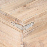 289640 Chest 40x40x40 cm Solid Acacia Wood