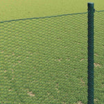 Hexagon Fence Green 1.4 x 10 m Steel 42005353