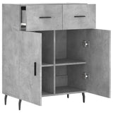 Sideboard Concrete Grey 69.5x34x90 cm Engineered Wood 828000