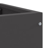 Corner Planter Black 60 x 60 x 35 cm Steel 883640