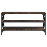 TV Cabinet Smoked Oak 100x40x50 cm Engineered Wood 825794