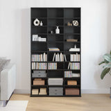 CD Cabinet Black Oak 101 x 23 x 177.5 cm Engineered Wood 3329339
