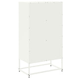 Highboard White 68.5x38.5x123.5 cm Steel 846505