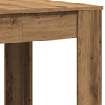 ZNTS Dining Table Artisan Oak 140x74.5x76 cm Engineered Wood 856573