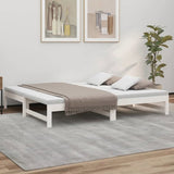 Pull-out Day Bed without Mattress White 2x cm 823415