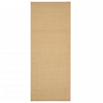 ZNTS Rug Natural Sisal 80x200 cm 136306