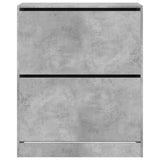 Shoe Cabinet Concrete Grey 80x34x96.5 cm Engineered Wood 839969