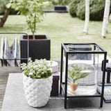 ZNTS Capi Planter Urban Smooth Square 30x30x30 cm Black KBL902 424341