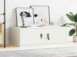 Storage Cabinet White 90 x 40 x 40 cm Steel 891633