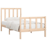 Bed Frame without Mattress 90x200 cm Solid Wood 3106818