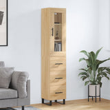 Highboard Sonoma Oak 34.5x34x180 cm Engineered Wood 3199260