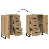 Sideboard with Drawer Artisan Oak 69.5 x 34 x 90 cm 881541