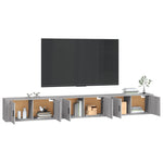 Wall-mounted TV Cabinets 3 pcs Grey Sonoma 100x34.5x40 cm 3188380