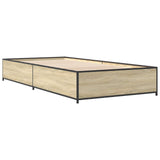 Bed Frame Sonoma Oak 80 x 200 cm Engineered Wood 8009137