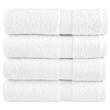Premium Bath Towels "SOLUND" 4 pcs White 100x150 cm 600 gsm 137133