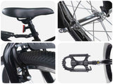 Kids Bike 22 Inches for 7-12 Years Old Black 42009348