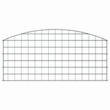 Pond Fence Set 5 pcs Green 100 x 50 cm Steel 42017313