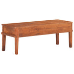 ZNTS TV Cabinet 110x40x41 cm Solid Acacia Wood 286577