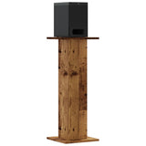 Speaker Stands 2 pcs Old Wood 30x30x80 cm Engineered Wood 852670