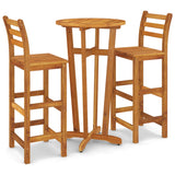 3 Piece Garden Bar Set Solid Wood Acacia 3154382