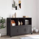 Sideboard Black 100.5x39x72 cm Steel 846734