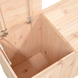 Laundry Box 88.5x44x66 cm Solid Wood Pine 823569