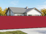 Balcony Privacy Screen 150 x 700 cm Fabric with PU Coated Red 42036619
