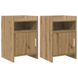 Bedside Tables 2 pcs Artisan Oak 40 x 36 x 60 cm 8011050