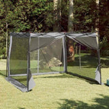 Inner Tent with Roof Grey and Orange 303 x 303 x 196 cm Taffeta 42001174