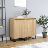 Sideboards 2 pcs Sonoma Oak 40x35x70 cm Engineered Wood 831075