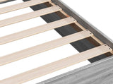 Bed Frame without Mattress Grey Sonoma 90x190 cm Single 3281068