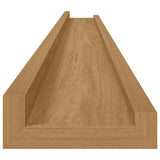 Wall Shelf 2 pcs Brown 115 x 9 x 3 cm Engineered Wood 42020015
