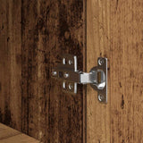 Highboard Old Wood 50x35x180 cm Engineered Wood 3328469