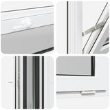 Basement Window RISOR 100x40 cm Tilt 2 Glazing Anthracite 4108423