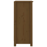 Sideboards 2 pcs Honey Brown 40x35x80 cm Solid Wood Pine 813746