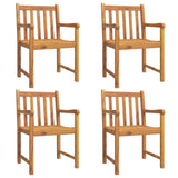 ZNTS 5 Piece Garden Dining Set Solid Wood Acacia 3206276