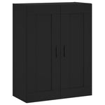 Highboard Black 69.5x34x180 cm Engineered Wood 3199634