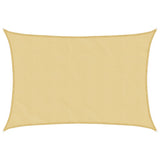Sun Shade Sail Sand 5x3.5 m 100% Polyester Oxford 4000575