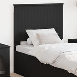 Headboard with Headboard Black Oak 80 cm Engineered wood 887814