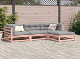 Garden Sofa Set Reddish-brown Solid Douglas fir wood 4 Piece Set 3299379