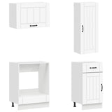 Kitchen Unit LUCCA 8 pcs White Engineered Wood 3438153