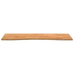 ZNTS Desk Top Light Brown 140x60x2.5 cm Solid Wood Oak Rectangular 4009025